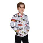 Pattern Seamless Texture Cartoon Kids  Windbreaker