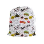 Pattern Seamless Texture Cartoon Drawstring Pouch (XL)