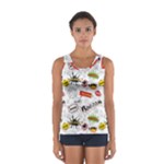 Pattern Seamless Texture Cartoon Sport Tank Top 