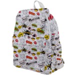 Pattern Seamless Texture Cartoon Top Flap Backpack