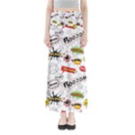 Pattern Seamless Texture Cartoon Full Length Maxi Skirt