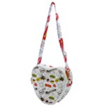 Pattern Seamless Texture Cartoon Heart Shoulder Bag