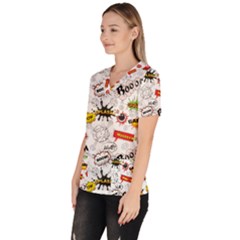 Women s V-Neck Scrub Top 