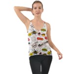 Pattern Seamless Texture Cartoon Chiffon Cami