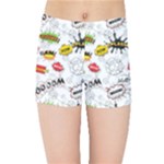 Pattern Seamless Texture Cartoon Kids  Sports Shorts