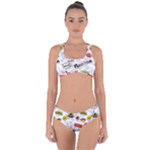 Pattern Seamless Texture Cartoon Criss Cross Bikini Set