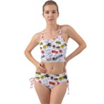 Pattern Seamless Texture Cartoon Mini Tank Bikini Set