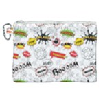 Pattern Seamless Texture Cartoon Canvas Cosmetic Bag (XL)