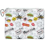 Pattern Seamless Texture Cartoon Canvas Cosmetic Bag (XXL)