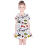 Pattern Seamless Texture Cartoon Kids  Simple Cotton Dress