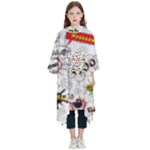 Pattern Seamless Texture Cartoon Kids  Hooded Rain Ponchos