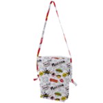 Pattern Seamless Texture Cartoon Folding Shoulder Bag