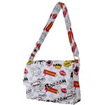 Pattern Seamless Texture Cartoon Full Print Messenger Bag (S)