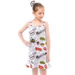 Pattern Seamless Texture Cartoon Kids  Overall Dress