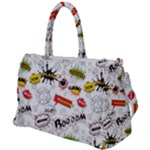 Pattern Seamless Texture Cartoon Duffel Travel Bag