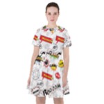 Pattern Seamless Texture Cartoon Sailor Dress