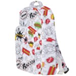 Pattern Seamless Texture Cartoon Double Compartment Backpack