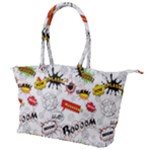 Pattern Seamless Texture Cartoon Canvas Shoulder Bag