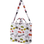 Pattern Seamless Texture Cartoon Square Shoulder Tote Bag