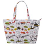 Pattern Seamless Texture Cartoon Back Pocket Shoulder Bag 