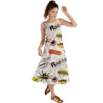 Pattern Seamless Texture Cartoon Summer Maxi Dress