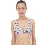 Pattern Seamless Texture Cartoon Classic Banded Bikini Top