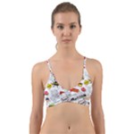 Pattern Seamless Texture Cartoon Wrap Around Bikini Top