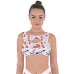 Pattern Seamless Texture Cartoon Bandaged Up Bikini Top