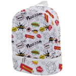 Pattern Seamless Texture Cartoon Zip Bottom Backpack