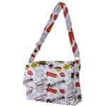 Pattern Seamless Texture Cartoon Full Print Messenger Bag (L)