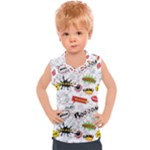 Pattern Seamless Texture Cartoon Kids  Sport Tank Top