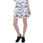 Pattern Seamless Texture Cartoon Tennis Skirt