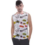 Pattern Seamless Texture Cartoon Men s Regular Tank Top