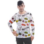 Pattern Seamless Texture Cartoon Men s Pique Long Sleeve T-Shirt