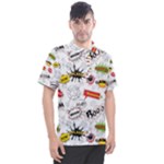 Pattern Seamless Texture Cartoon Men s Polo T-Shirt