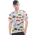 Pattern Seamless Texture Cartoon Men s Sport Top