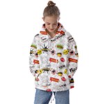 Pattern Seamless Texture Cartoon Kids  Oversized Hoodie