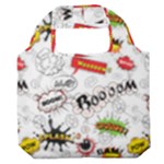 Pattern Seamless Texture Cartoon Premium Foldable Grocery Recycle Bag