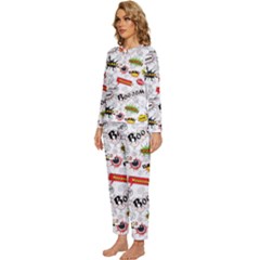 Womens  Long Sleeve Lightweight Pajamas Set 