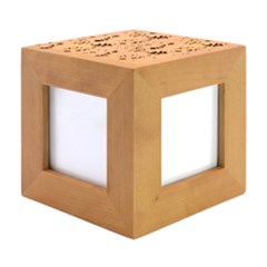 Wood Photo Frame Cube 