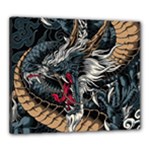 Dragon Snake Legend Japanese Mythology Canvas 24  x 20  (Stretched)