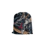 Dragon Snake Legend Japanese Mythology Drawstring Pouch (Small)