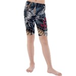 Dragon Snake Legend Japanese Mythology Kids  Mid Length Swim Shorts