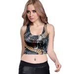 Dragon Snake Legend Japanese Mythology Racer Back Crop Top