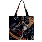 Dragon Snake Legend Japanese Mythology Zipper Grocery Tote Bag