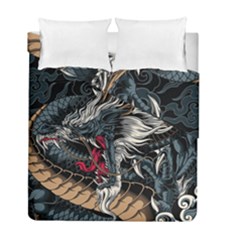 Dragon Snake Legend Japanese Mythology Duvet Cover Double Side (Full/ Double Size) from ArtsNow.com