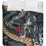 Dragon Snake Legend Japanese Mythology Duvet Cover Double Side (King Size)