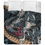 Dragon Snake Legend Japanese Mythology Duvet Cover Double Side (California King Size)