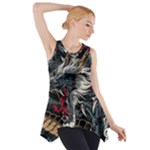 Dragon Snake Legend Japanese Mythology Side Drop Tank Tunic