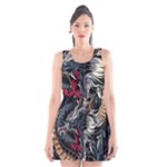 Dragon Snake Legend Japanese Mythology Scoop Neck Skater Dress